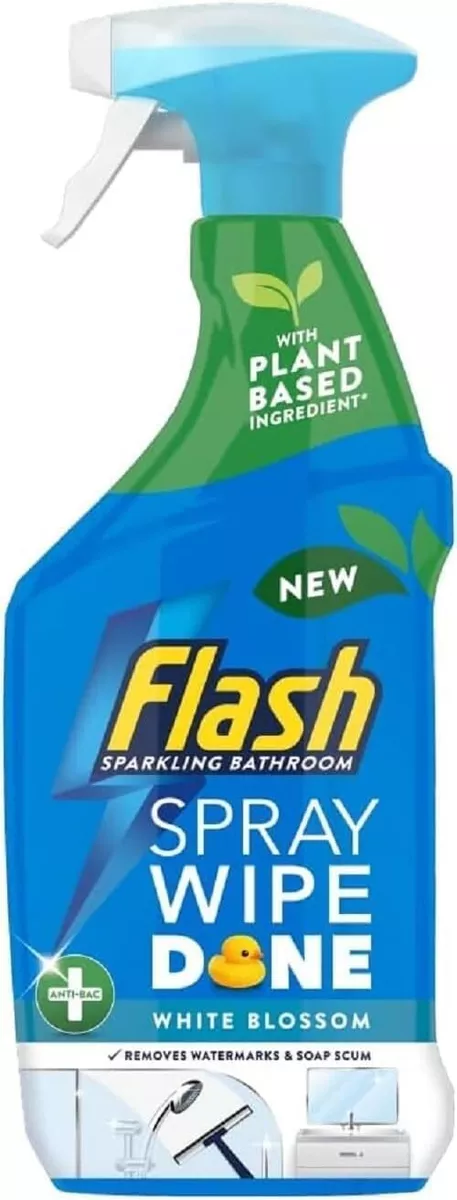 Flash Bathroom Anti Bacterial Cleaning Spray 800ml eBay