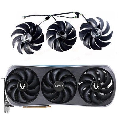 98mm 105mm ZOTAC RTX 4080 4090 TRINITY OC Graphics Card Fan Replacement TD85