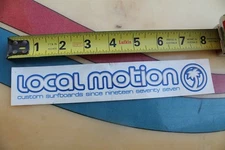 LOCAL MOTION Surfboards Hawaii Palm Tree Logo Since 1977 Vintage Surfing STICKER