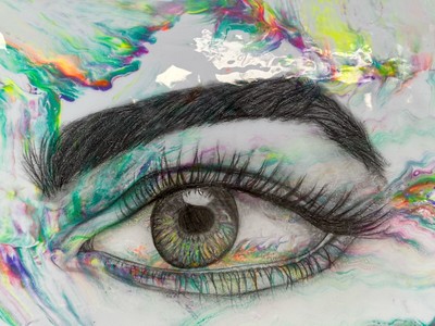 Original Eye Painting By Camryn Ibach