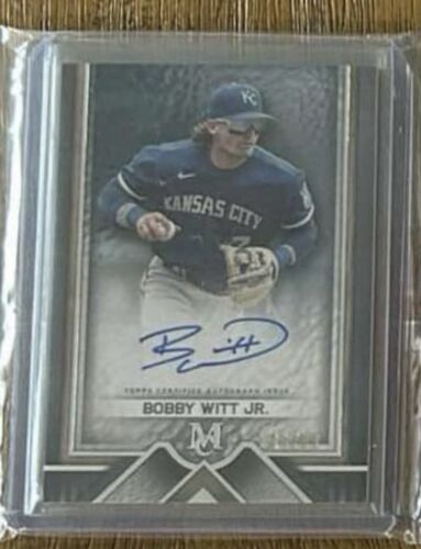 2023 Bobby Witt Jr. ON CARD AUTO #/99 ! Topps Museum Collection - Archival AUTO