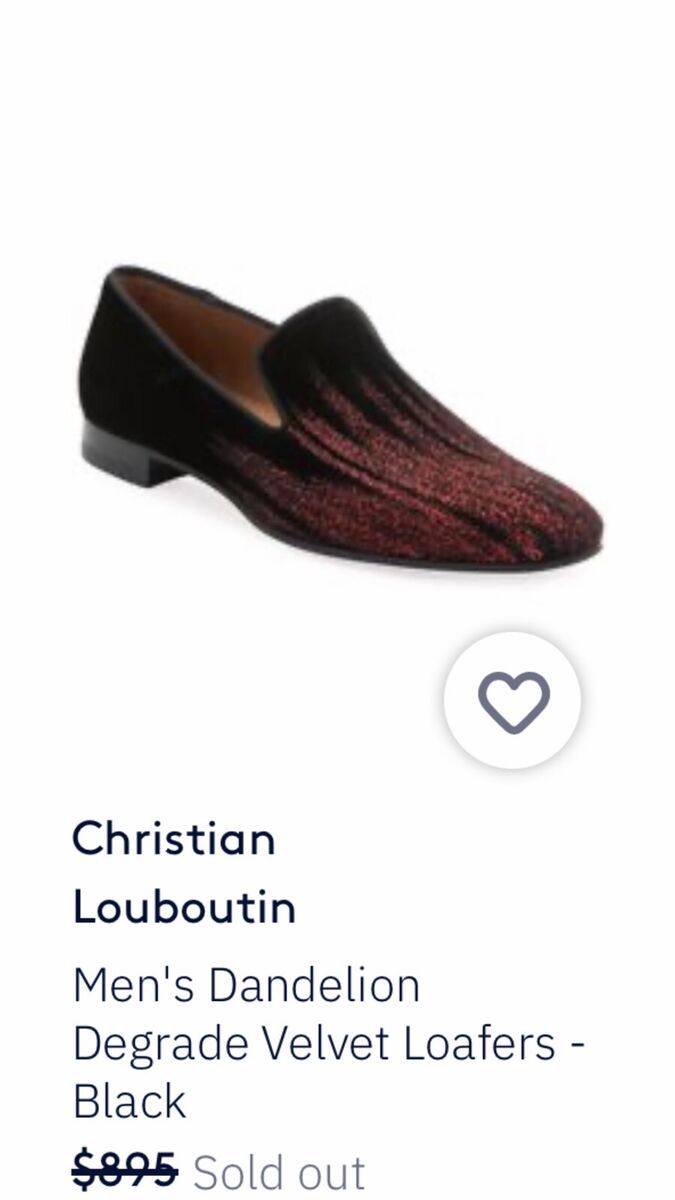 CHRISTIAN LOUBOUTIN Men's Dandelion Degrade Velvet Loafers CHRISTIAN LOUBOUTIN Men's Dandelion Degrade Velvet Loafers