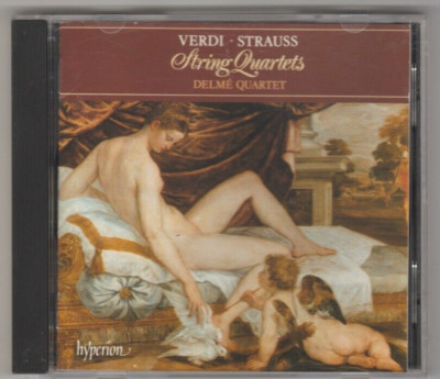 Verdi Strauss - Delme Quartet   String Quartets CD Classical 1989