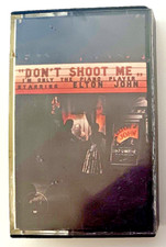 ELTON JOHN - DON'T SHOOT ME ONLY THE PIANO PLAYER -UK 1972 - Cassette GREN/YELOW