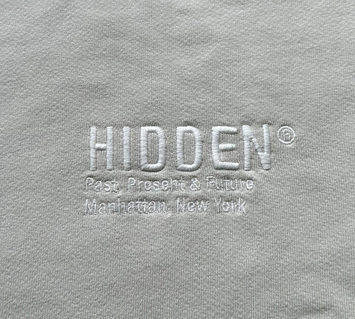 Hidden NY Logo Crewneck Sweatshirt Cream Size L Cream | eBay