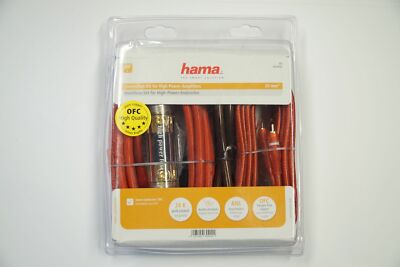 1 Stück Hama Car Hifi-Auto Kabel-Set,OFC 20 mm², Neu-Ware