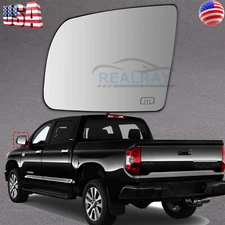 Side View Mirror Glass Assembly Heated w/ Backing Plate LH LF Side for Toyota