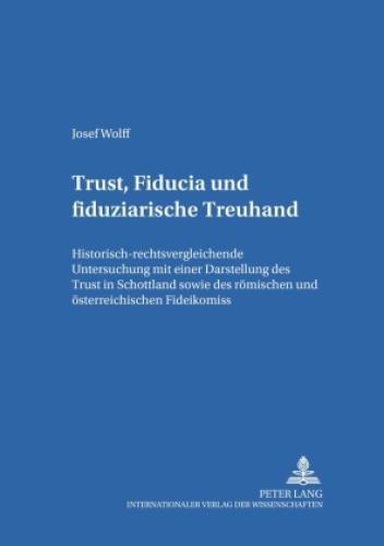 Thumbnail - Trust, Fiducia Und Fiduziarische Treuhand