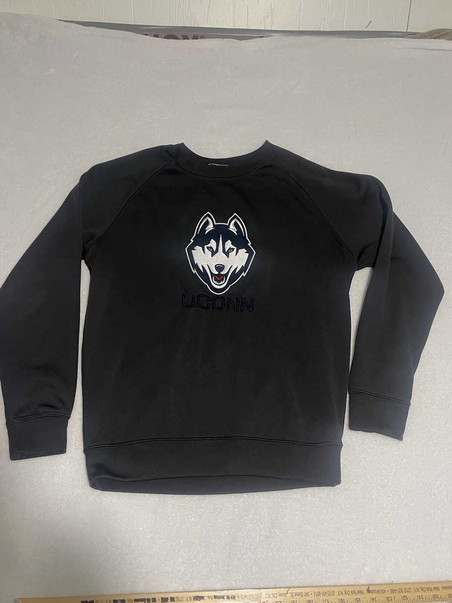 UCONN University Of Connecticut CT Womens Medium Gray Sweatshirt