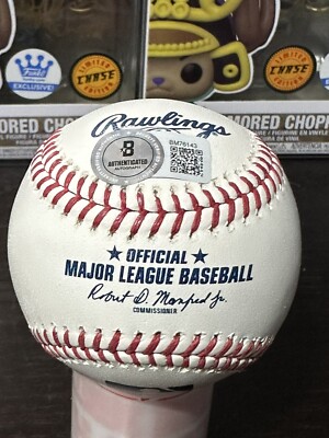 Jackson Chourio Autographed Baseball — Officially Signed With Beckett Witness Hologram COA