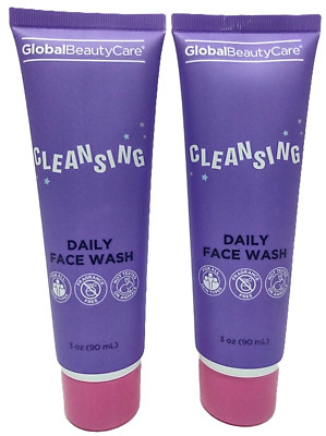 ( Lot 2 ) G.B.CARE CLEANSING GREENTEA CUCUMBER ALOE DAILY FACE WASH 3 oz Each