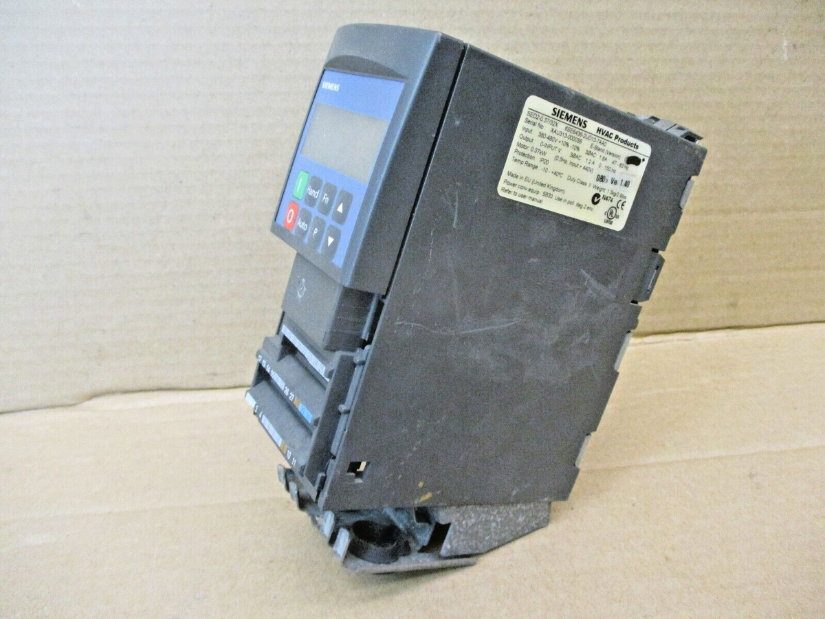 Siemens VFD Drive SED2-0.37/32X 6SE6436-2UD13-7AA0 0.37KW (0.5HP