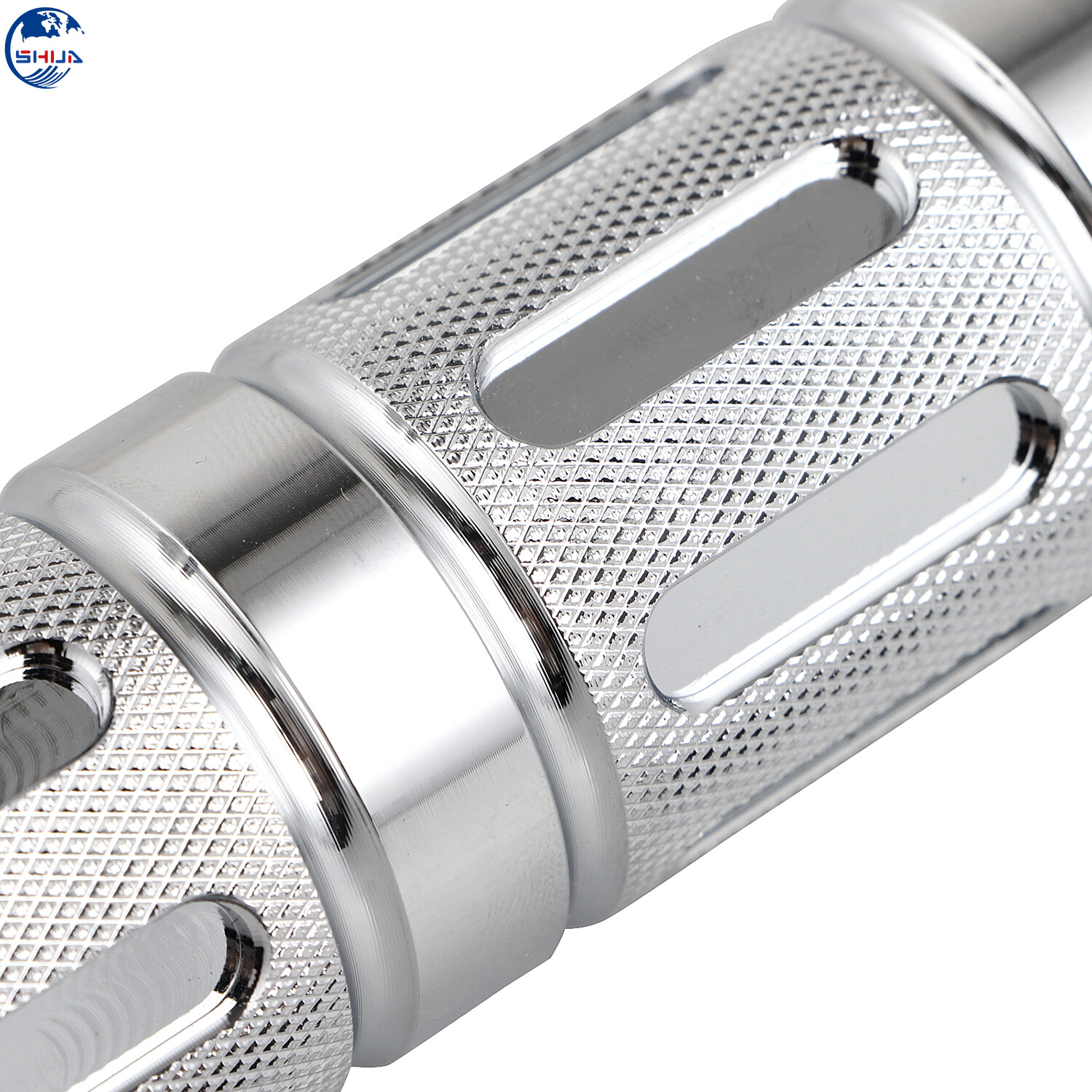 1" Chrome Electronic Throttle Hand Grips Handlebar Fit For Harley Touring 08-23