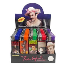 100 PACK Refillable Cigarette Lighters Pedro Infante Image - Wholesale