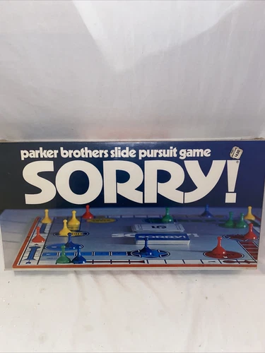 Vintage Parker Brothers Board Game SORRY! 1972 Factory Sealed Box NO. 390 USA