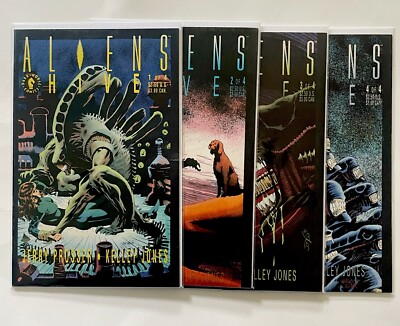 Aliens Hive #1-4 Complete Mini Series | Kelly Jones | Dark Horse | 1992 | VF+