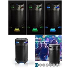Sono portable sans fil Bluetooth amplifiée USB ETANCHE LEDS RGB -TWS AUX 3.5
