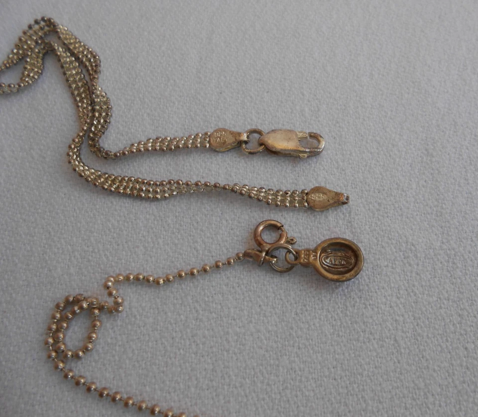 lotto 2 CAVIGLIERE O BRACCIALE in Argento 925 - Immagine 2 di 4