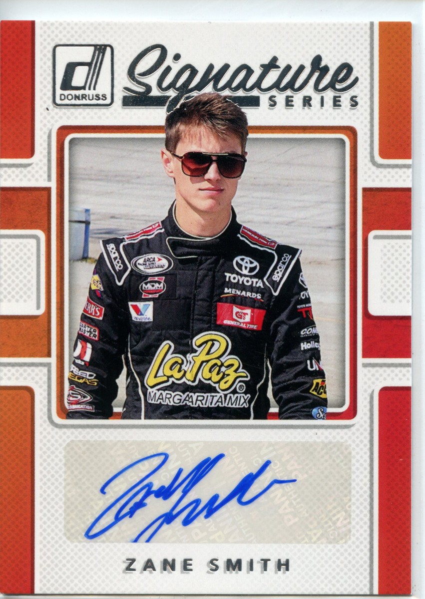 2018 Donruss Racing NASCAR Signature Series AUTOGRAPH Zane Smith