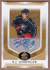 2020-21 SP Signature Legends Gold Spectrum #136 R.J. Umberger AUTO - COLUMBUS