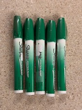 Lot of 5 Sharpie Water-Based Poster Paint Marker Medium Point Green New