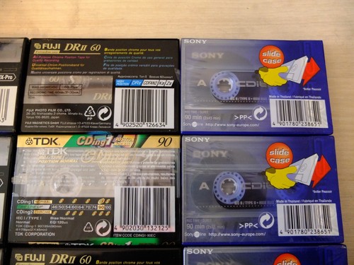 9 Cassettes audio CHROME SONY / FUJI / worldwide shipping - Photo 5/5