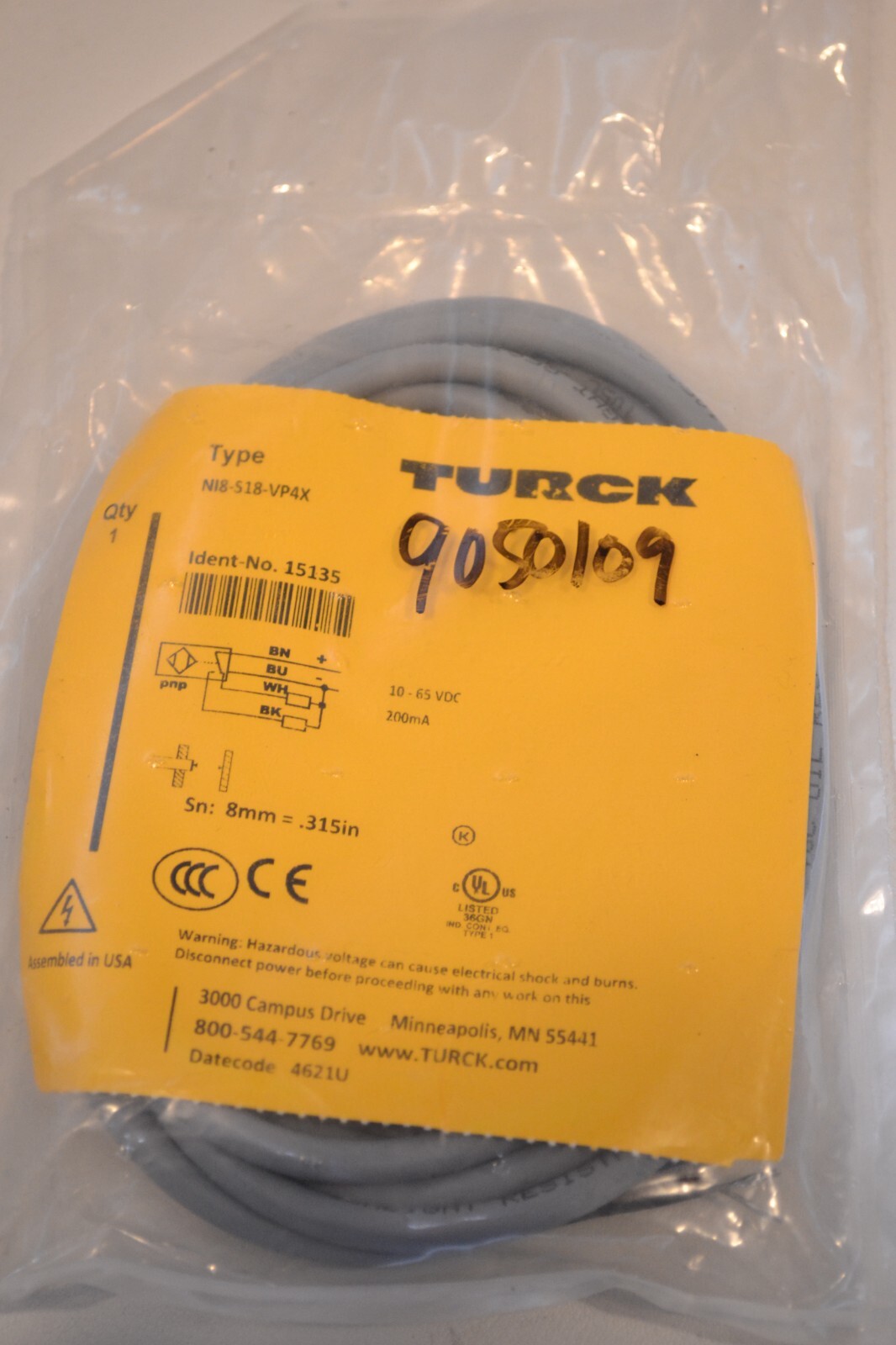 TURCK NI8-S18-VP4X