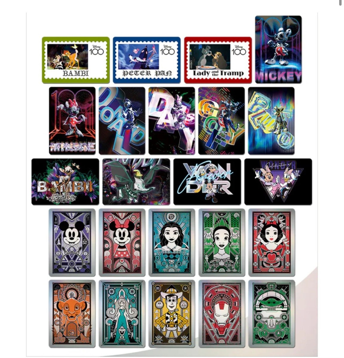 2023 BANDAI Carddass Disney 100 Wonder Card Collection Booster Box