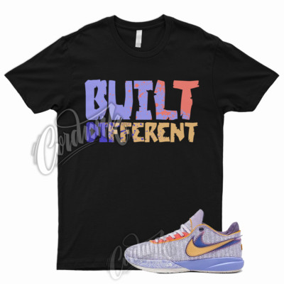 BUILT T Shirt for LeBron 20 Violet Frost Metallic Gold Purple Pulse Time Machine
