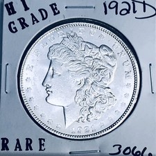 1921 D MORGAN SILVER DOLLAR HI GRADE GENUINE U.S. MINT RARE COIN 3066