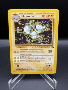 Magneton 26/62 Fossil Rare Non-Holo Pokémon TCG
