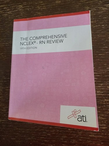 ATI The Comprehensive NCLEX-RN Review 19th Edition Nursing Study Guide Book