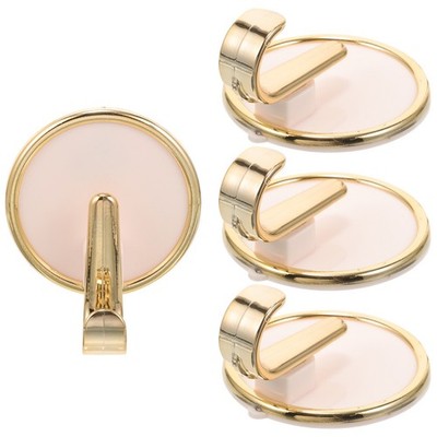  4 Pcs Kleine Haken Zum Einhängen Handtücher Badezimmer-Kleiderbügel Küchenhaken