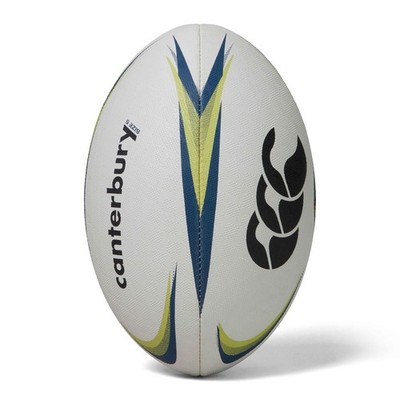 Canterbury Mentre Rugby Ball 3 White/Lime/Blue 3 White/Lime/Blue