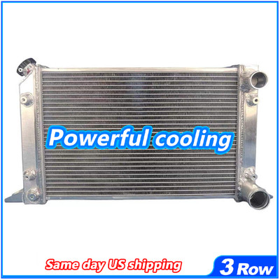 Cooling Crossflow Radiator Fit VW Scirocco / Pro Stock Style Full Aluminum 3Row