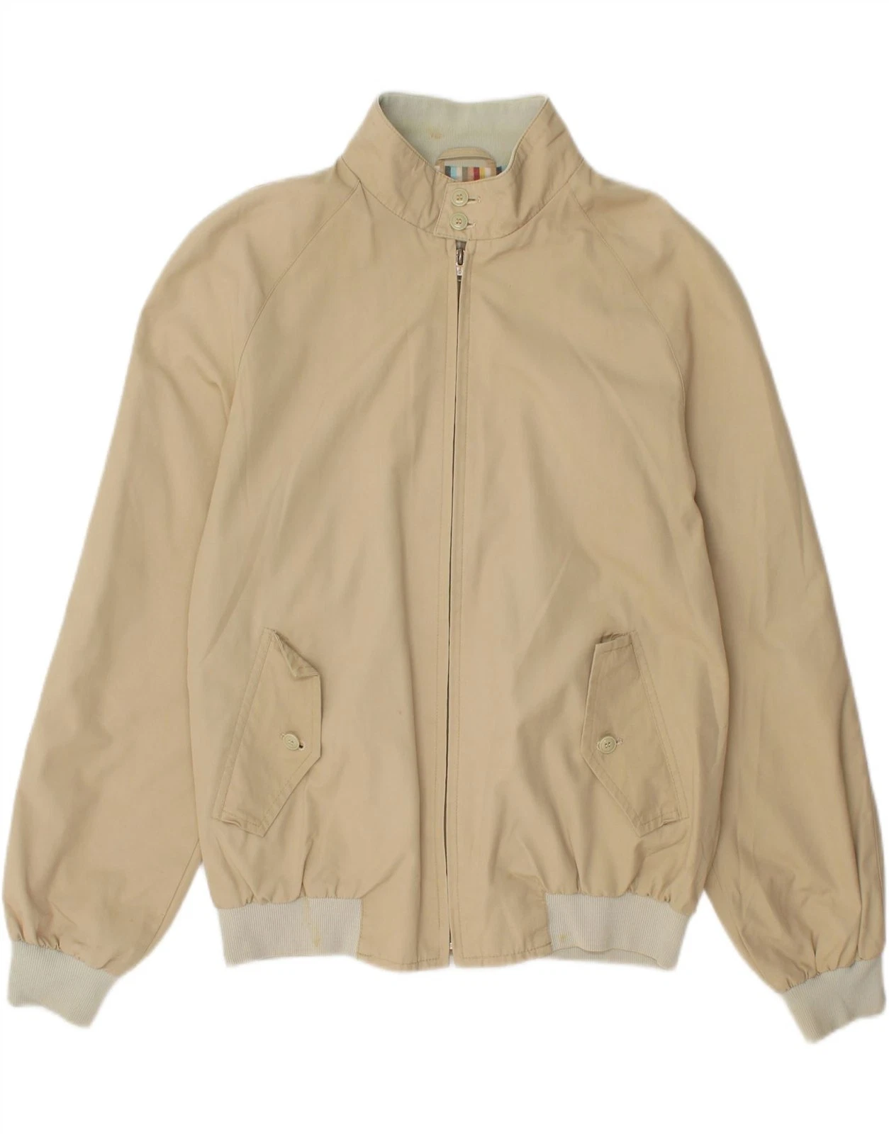 SPITFIRE Mens Bomber Jacket UK 40 Large Beige FM06