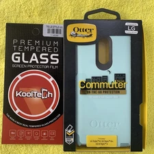 Free Screen Protect OtterBox Commuter Series Case for LG Stylo 4 + Blue