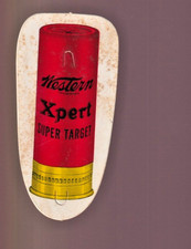 Publicité originale en carton WESTERN XPERT SUPER TARGET