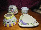 Home Interiors 2 Piece Candle Shade Set - Flowers and Bees+ Tea light Butterfly — photo 4