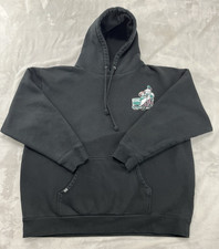 Violent Gentlemen Hoodie Men 2XL Faded Black Fleece Hockey Night Sweatshirt