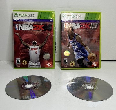 NBA 2k14 & 2k15 Xbox 360 VGC 2 Disc