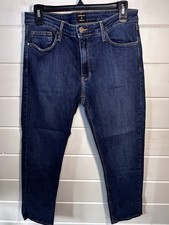 Just Black Blue Denim Skinny Jeans Womens Size 32 Made In USA