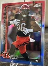 2025 Topps Chrome Football Noah Fant Red White & Blue Refractor #2274 Bengals