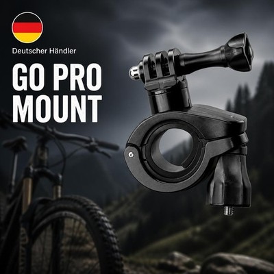GoPro Fahrrad Halterung 360° Lenkerhalter Motorrad Action Cam DJI Clip