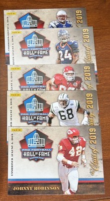 Panini Class of 2019 Pro Football Hall of Fame card - You Pick