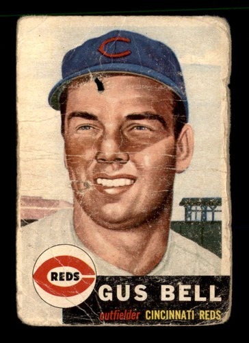 Gus Bell #118 1953 Topps card