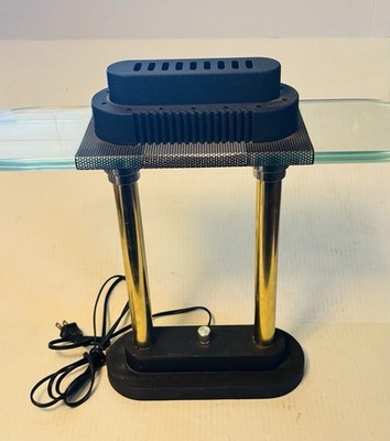 Vintage Portable Halogen Sonneman Design Bankers Lamp Memphis Lamp