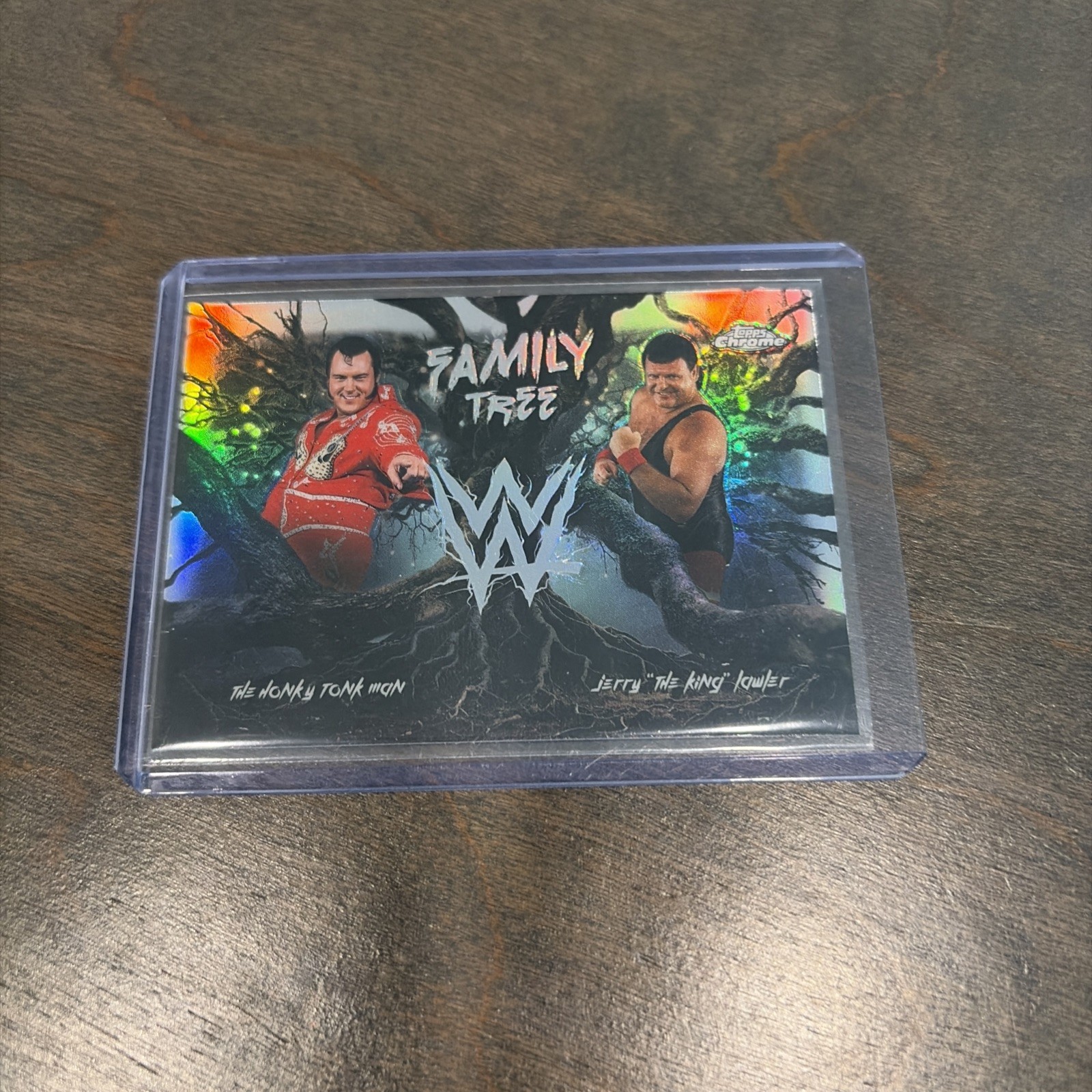 2026 WWE Topps Chrome Family Tree Honky Tonk Man & Jerry Lawler FAM-ML