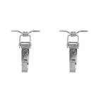 2pcs Stainless Steel Ceiling Hook Ceiling Fixture Hooks Wall Mount Bracket