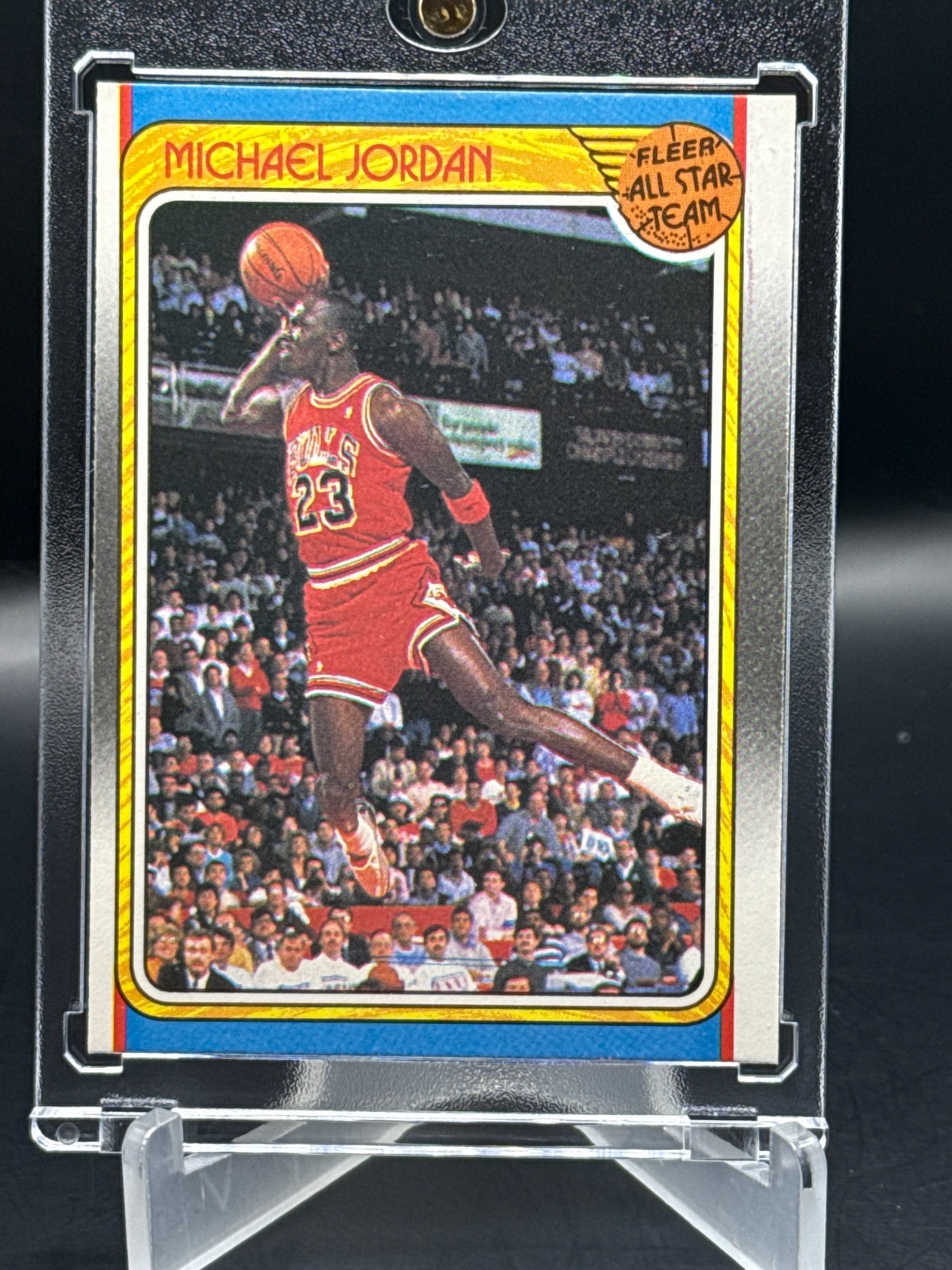 MICHAEL JORDAN 1988-89 Fleer All Star Team #120